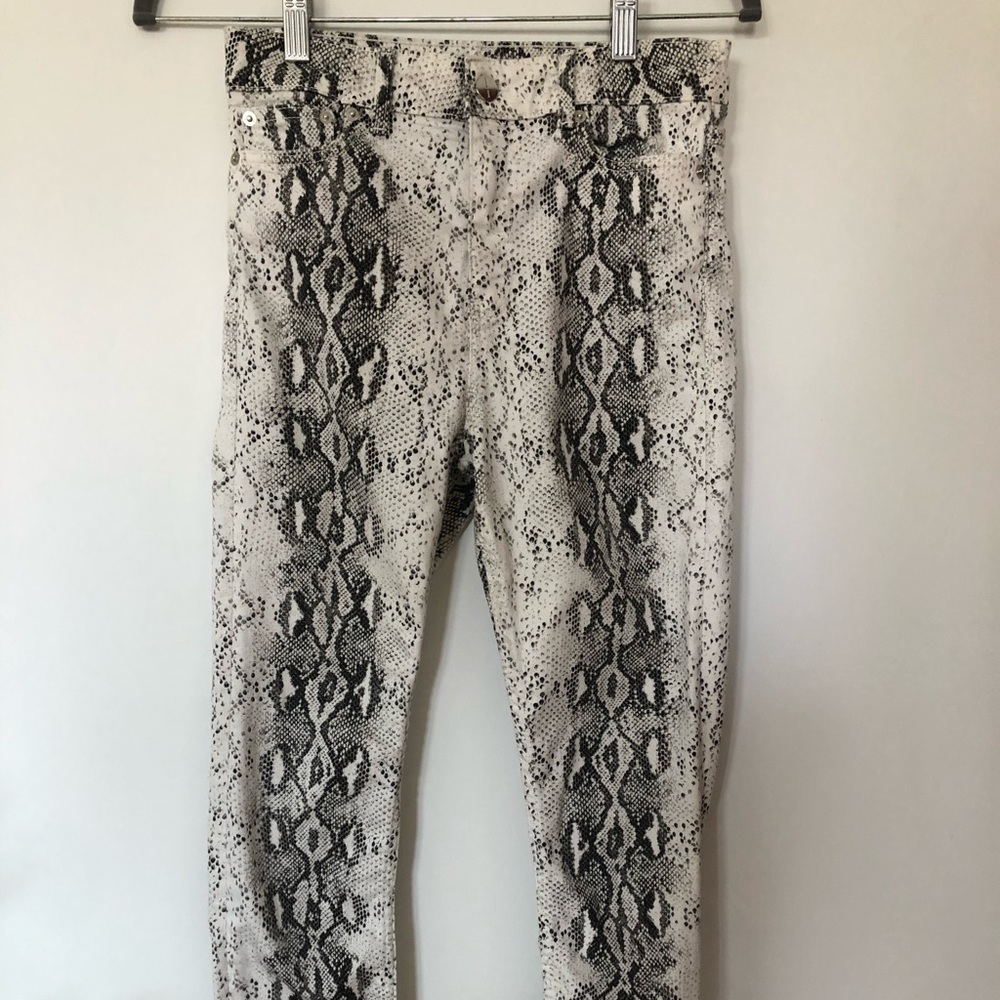 Zara Snake Print Jeans